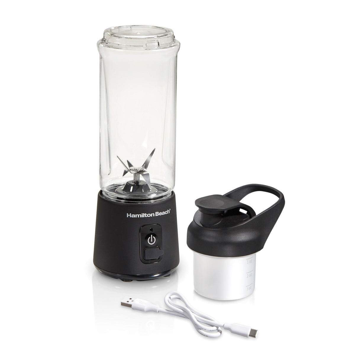 Hamilton Beach Blend Now Portable Cordless Blender Black