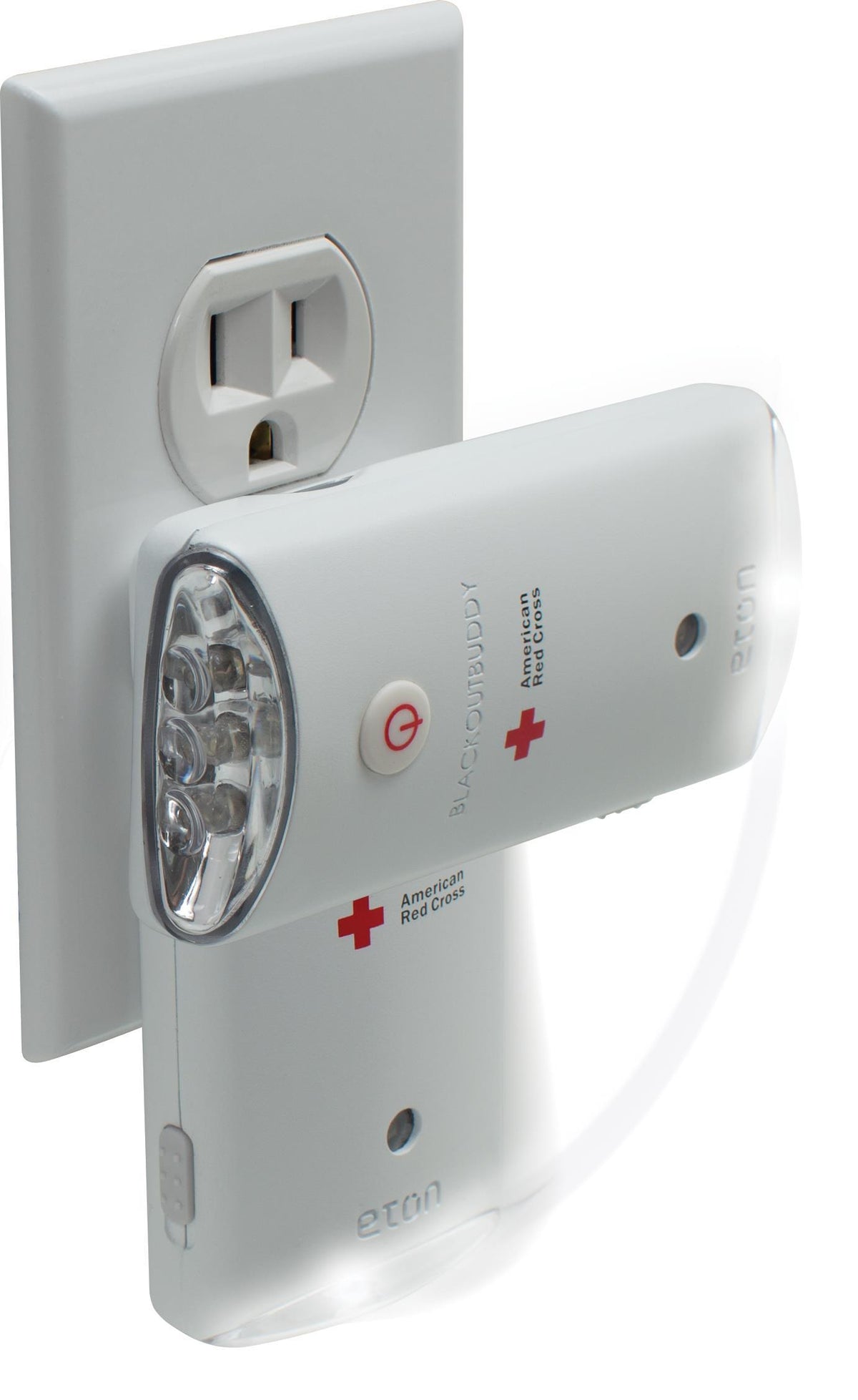 Eton Emergency Flashlight, Blackout Alert & Night Light with Swivel Movement