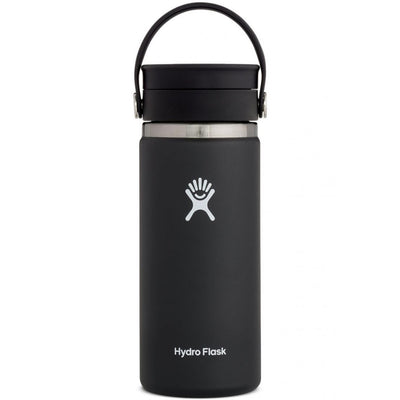 Hydro Flask 16 oz. Wide Mouth Coffee Flask w/Flex Sip Lid - Black