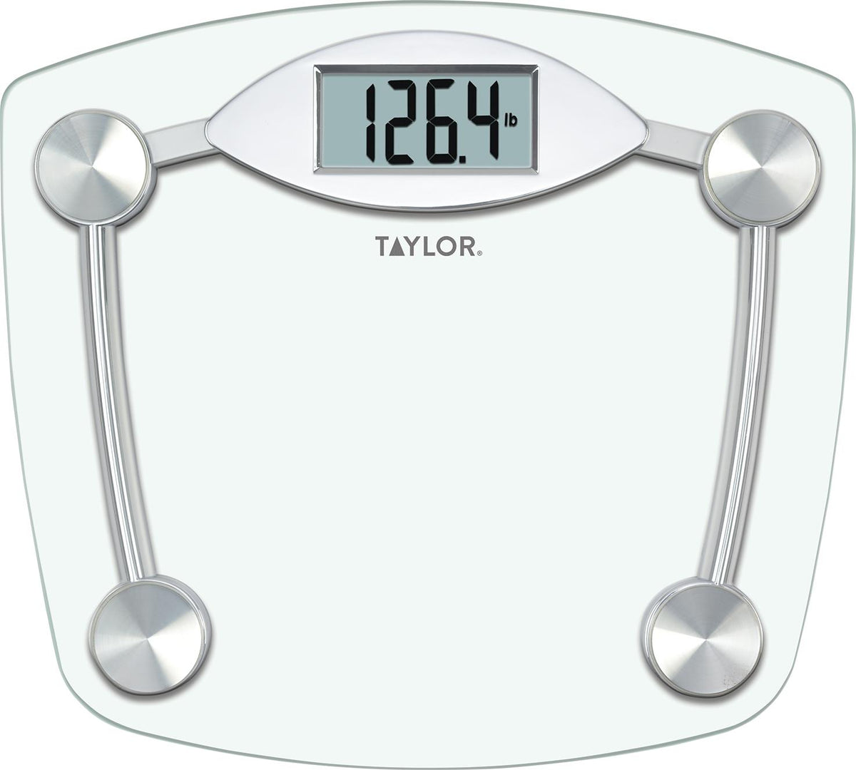 Taylor Precision Products Digital Glass Chrome Bathroom Scale