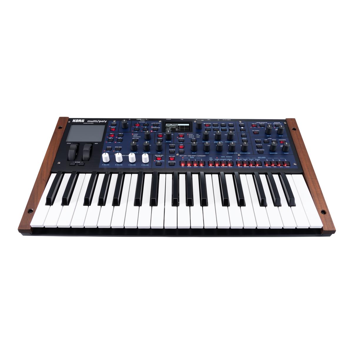 Korg Multi/Poly Analog Modeling Synthesizer with Soft Case