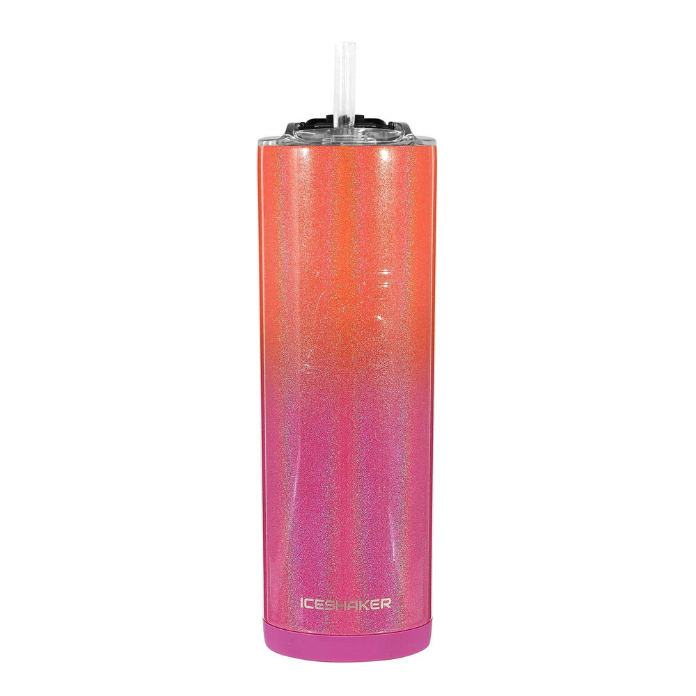 IceShaker 20oz Insulated Stainless Steel Skinny - Tumbler w/Straw & Lid